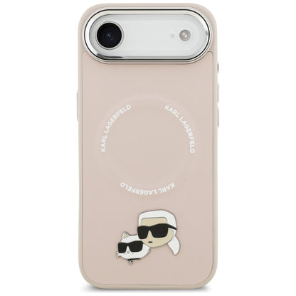 Custodia MagSafe per Apple iPhone 17 Air, Karl Lagerfeld, Karl & Choupette Pins, Rosa