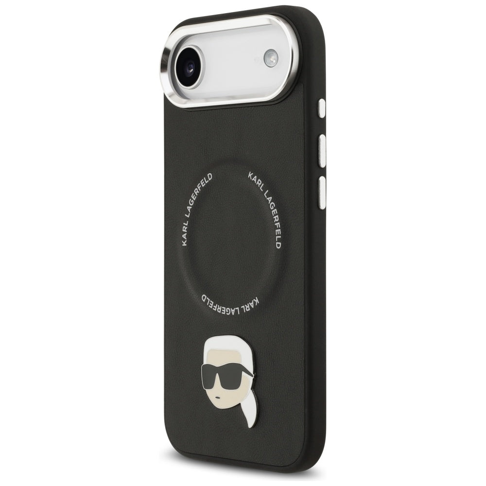 Custodia MagSafe per Apple iPhone 17 Air, Karl Lagerfeld, Karl Pin, Nera