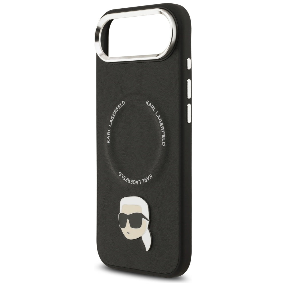 Custodia MagSafe per Apple iPhone 17 Air, Karl Lagerfeld, Karl Pin, Nera