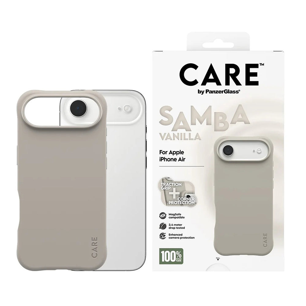 Custodia MagSafe per Apple iPhone 17 Air, PanzerGlass, Care Fashionable, Beige