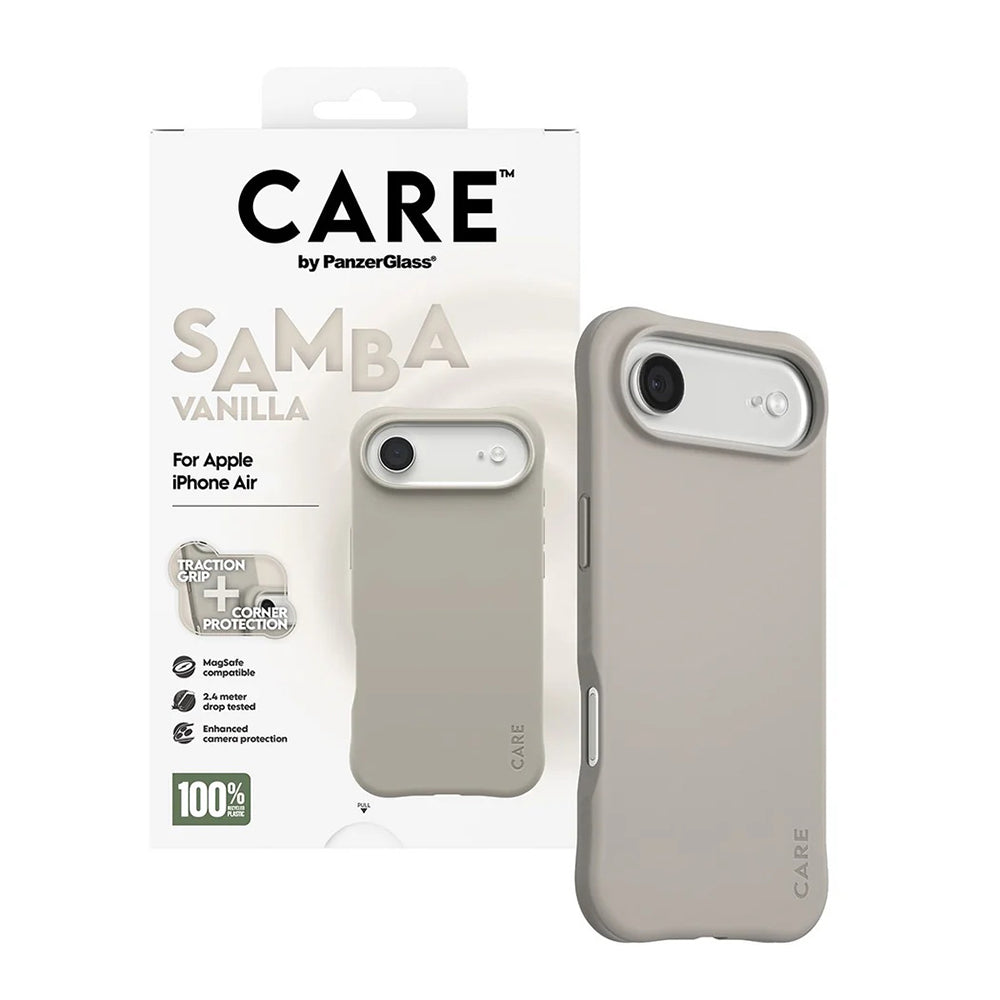 Custodia MagSafe per Apple iPhone 17 Air, PanzerGlass, Care Fashionable, Beige