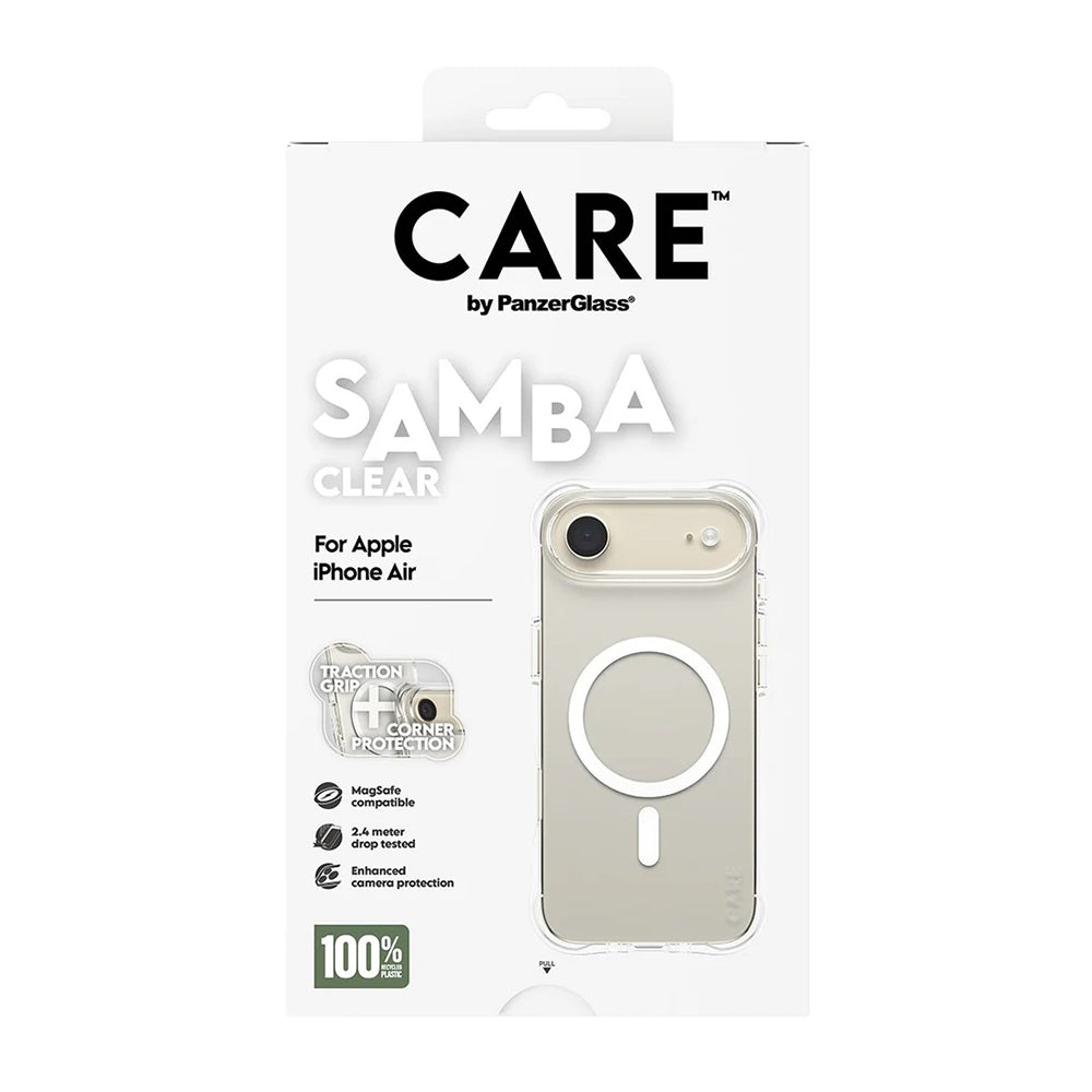 Custodia MagSafe per Apple iPhone 17 Air, PanzerGlass, Fashionable Care, Trasparente Bianca