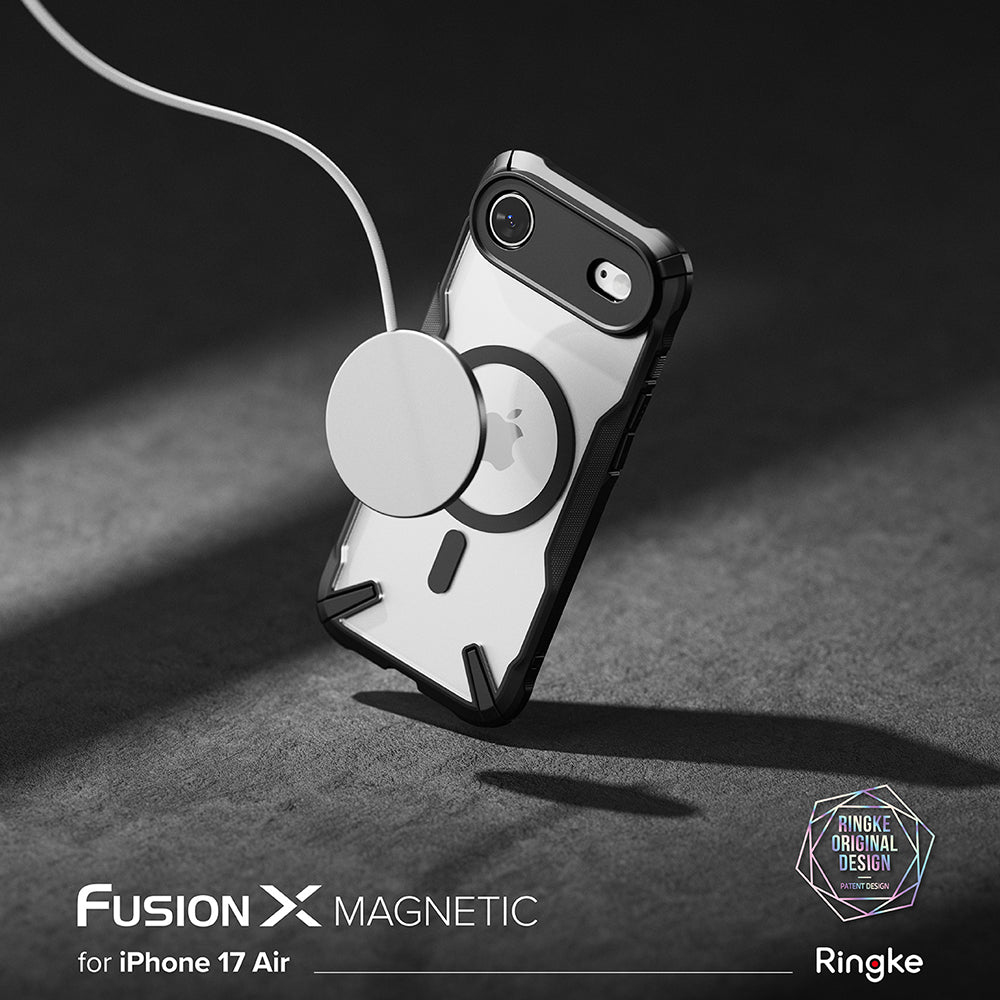 Custodia MagSafe per Apple iPhone 17 Air, Ringke, Fusion X, Nera