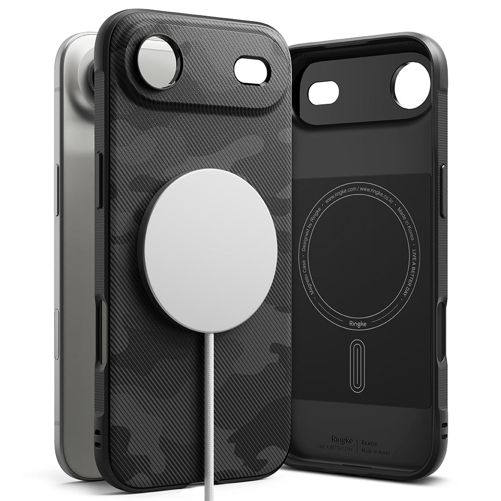 Custodia MagSafe per Apple iPhone 17 Air, Ringke, Onyx, Camuffamento