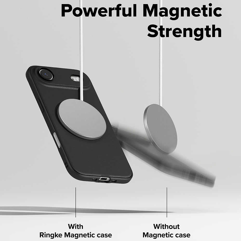 Custodia MagSafe per Apple iPhone 17 Air, Ringke, Onyx, Nera