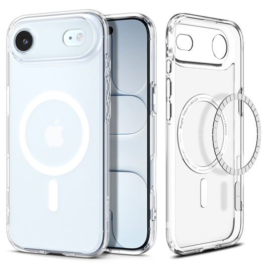 Custodia MagSafe per Apple iPhone 17 Air, Spigen, Ultra Hybrid, Bianco Satinato