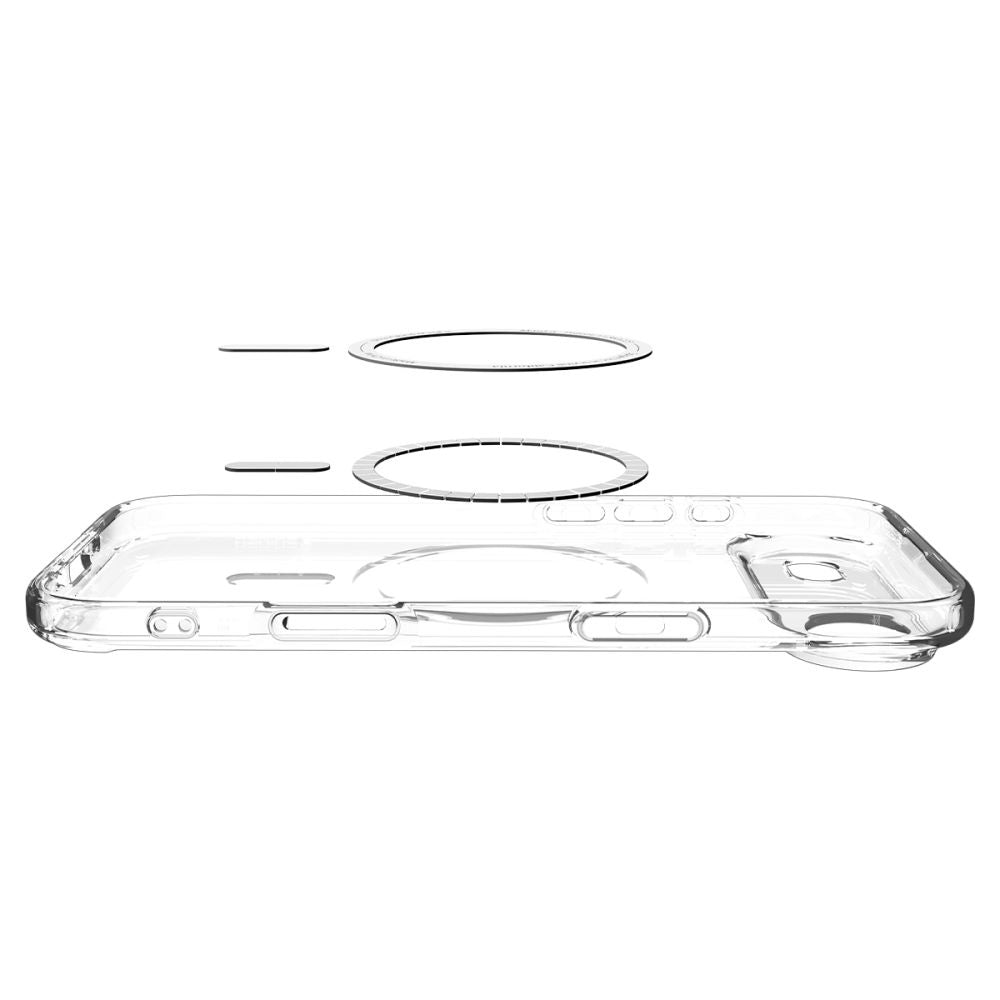Custodia MagSafe per Apple iPhone 17 Air, Spigen, Ultra Hybrid, Bianco Satinato
