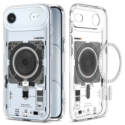 Custodia MagSafe per Apple iPhone 17 Air, Spigen, Ultra Hybrid Neo One, Trasparente