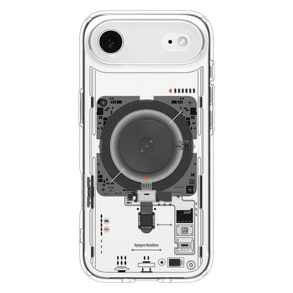 Custodia MagSafe per Apple iPhone 17 Air, Spigen, Ultra Hybrid Neo One, Trasparente
