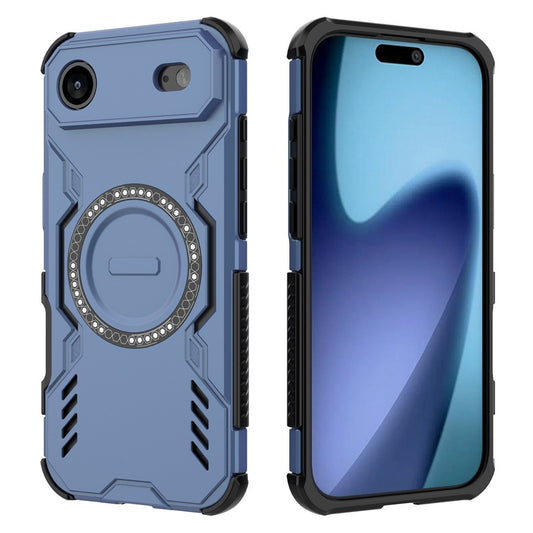 Custodia MagSafe per Apple iPhone 17 Air, Techsuit, ArmorMag, Blu
