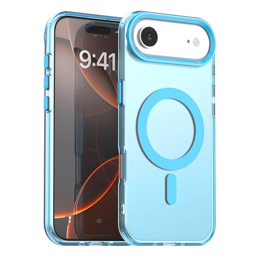 Custodia MagSafe per Apple iPhone 17 Air, Techsuit, CandyCase, Blu