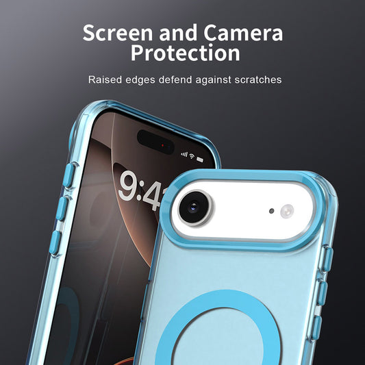 Custodia MagSafe per Apple iPhone 17 Air, Techsuit, CandyCase, Blu