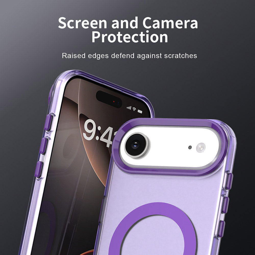 Custodia MagSafe per Apple iPhone 17 Air, Techsuit, CandyCase, Viola