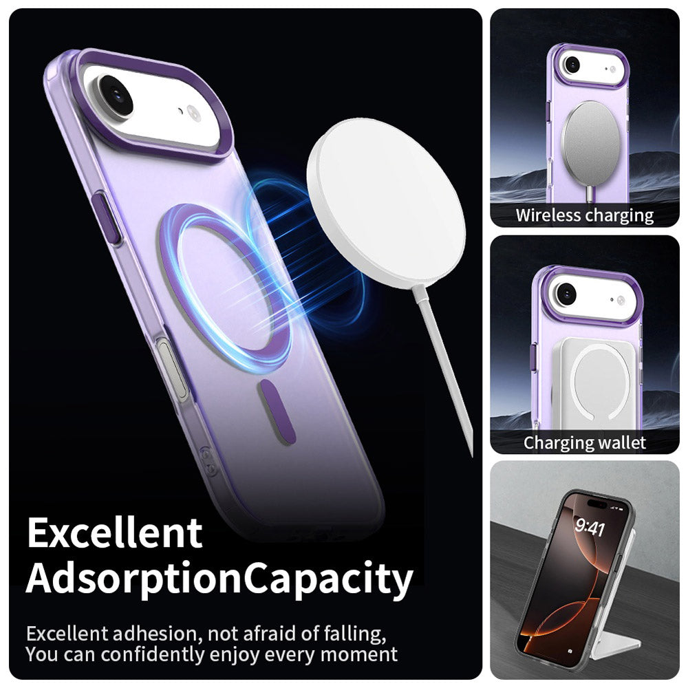 Custodia MagSafe per Apple iPhone 17 Air, Techsuit, CandyCase, Viola