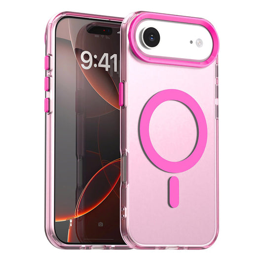 Custodia MagSafe per Apple iPhone 17 Air, Techsuit, CandyCase, Rosa