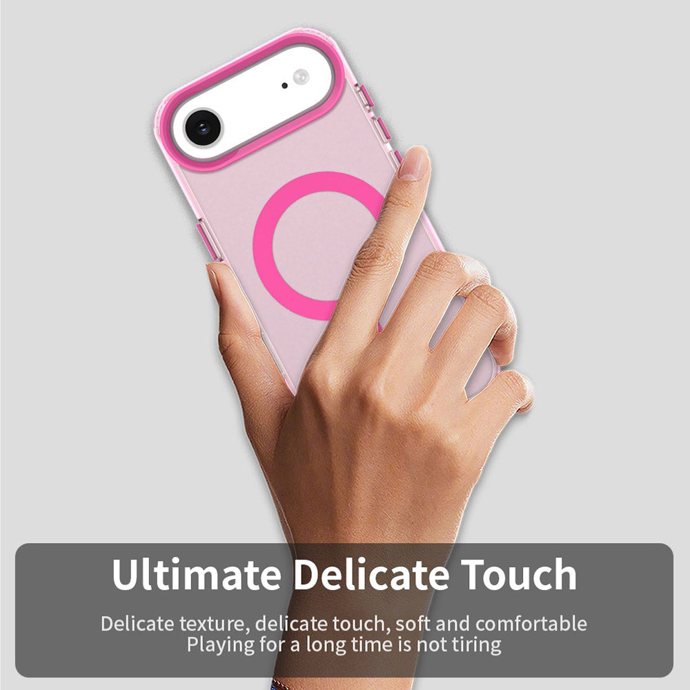 Custodia MagSafe per Apple iPhone 17 Air, Techsuit, CandyCase, Rosa