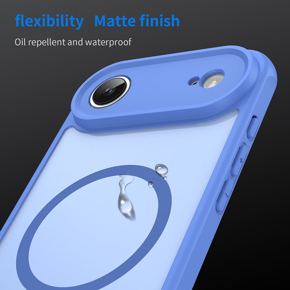 Custodia MagSafe per Apple iPhone 17 Air, Techsuit, HaloFrost II, Blu