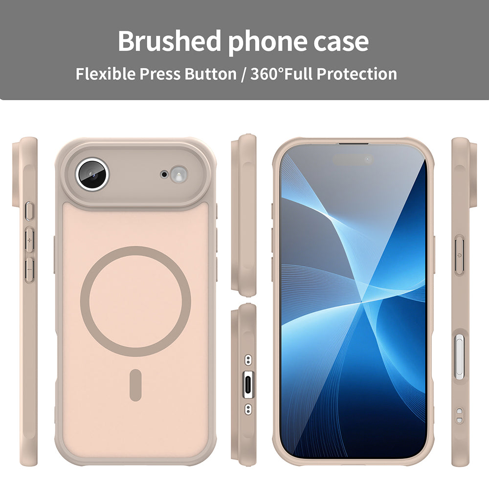 Custodia MagSafe per Apple iPhone 17 Air, Techsuit, HaloFrost II, Dorata