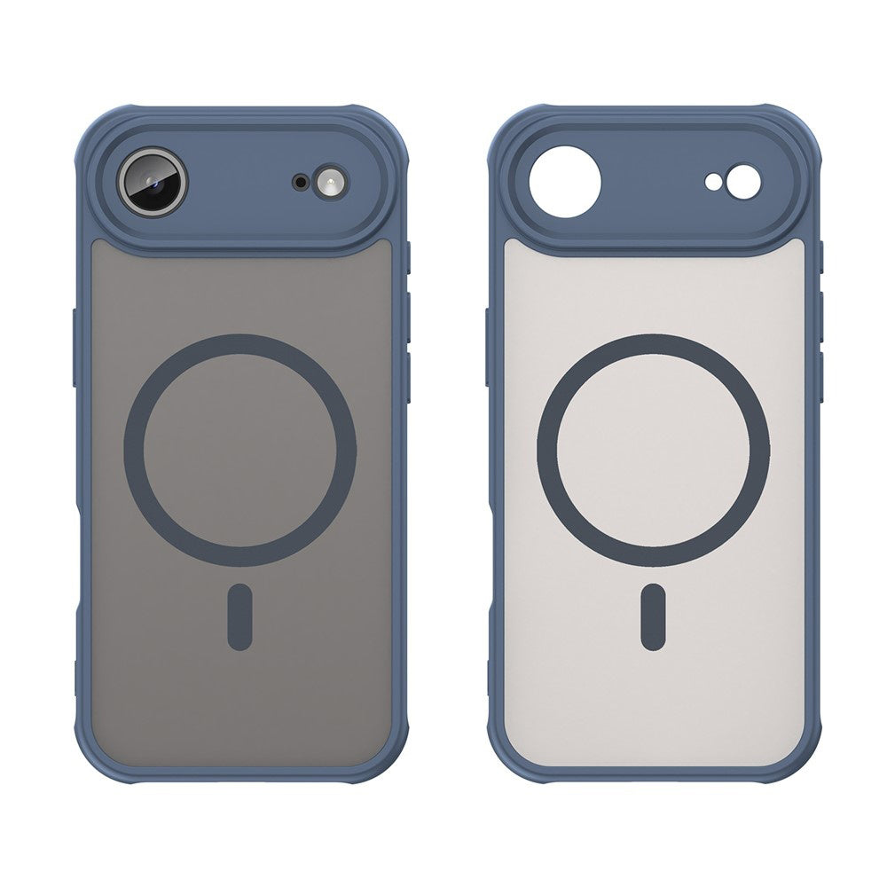 Custodia MagSafe per Apple iPhone 17 Air, Techsuit, HaloFrost II, Blu Navy
