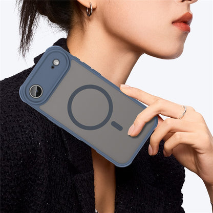 Custodia MagSafe per Apple iPhone 17 Air, Techsuit, HaloFrost II, Blu Navy