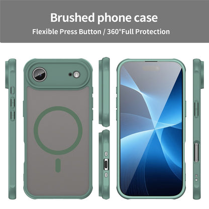 Custodia MagSafe per Apple iPhone 17 Air, Techsuit, HaloFrost II, Verde