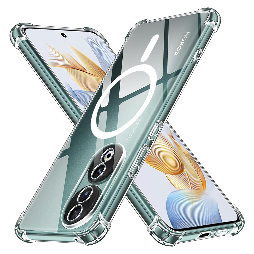 Custodia MagSafe per Apple iPhone 17 Air, Techsuit, Antiurto, Trasparente