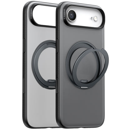 Custodia MagSafe per Apple iPhone 17 Air, Torras, Ostand R Fitness, Nera