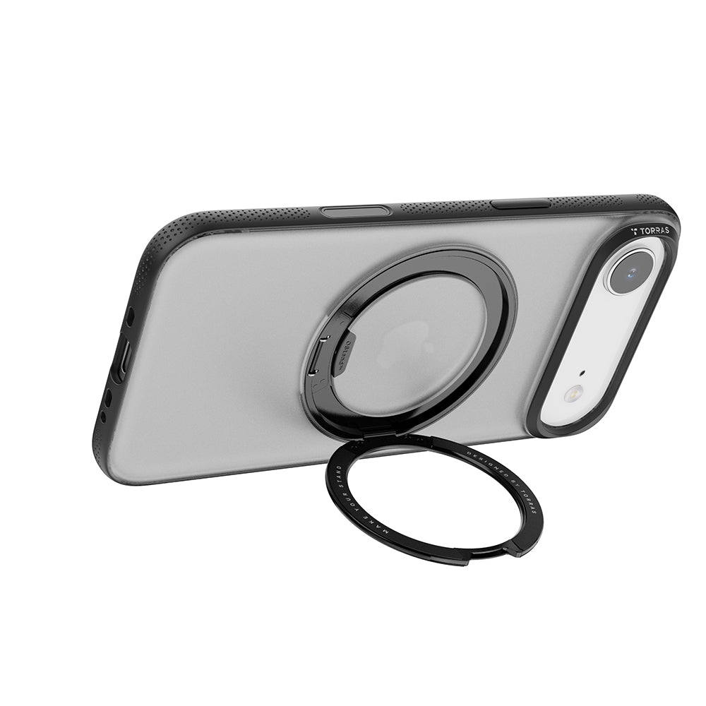 Custodia MagSafe per Apple iPhone 17 Air, Torras, Ostand R Fitness, Nera