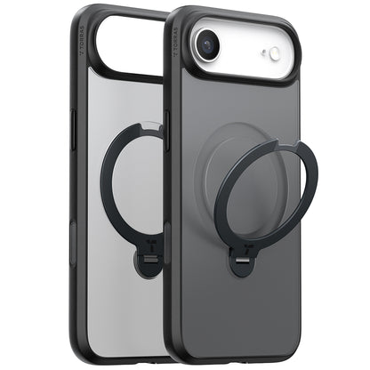 Custodia MagSafe per Apple iPhone 17 Air, Torras, Ostand Spin, Nera