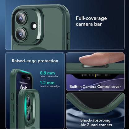 Custodia MagSafe per Apple iPhone 17, ESR, Classic Hybrid, Verde Satinato