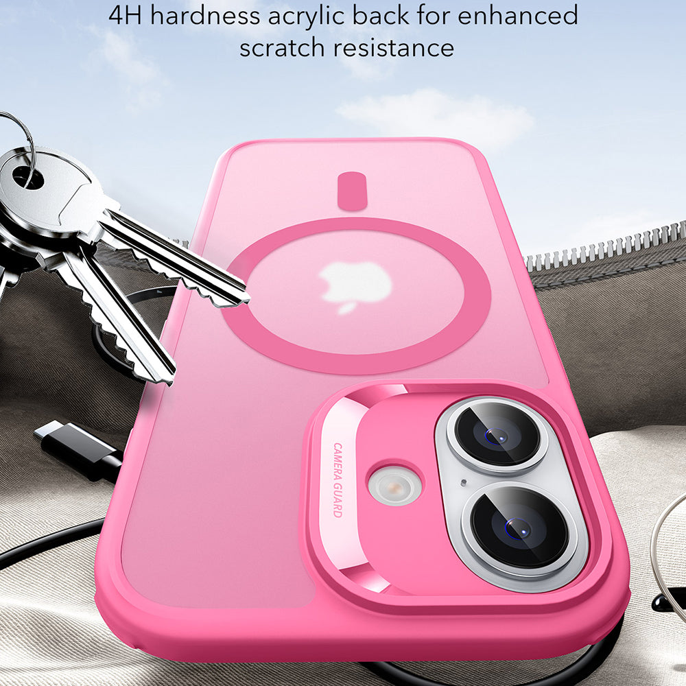 Custodia MagSafe per Apple iPhone 17, ESR, Classic Hybrid, Rosa Satinato