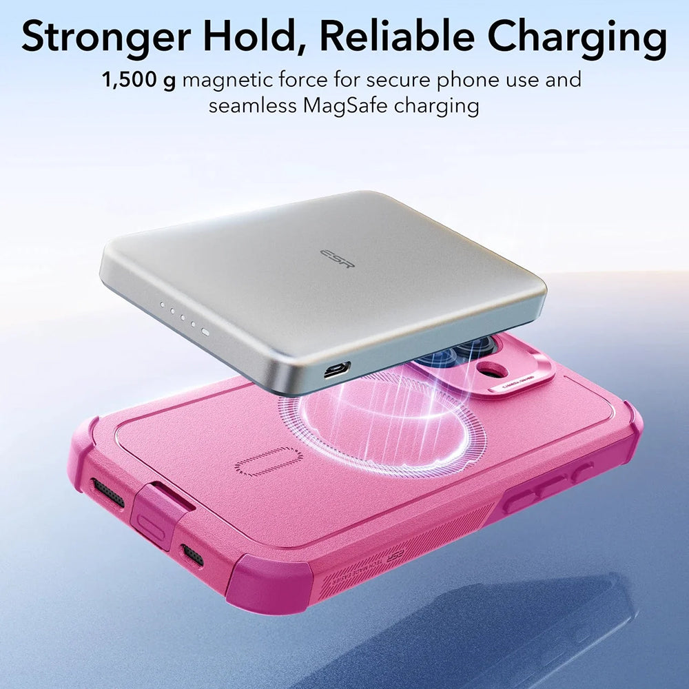 Custodia MagSafe per Apple iPhone 17, ESR, Cyber, Rosa