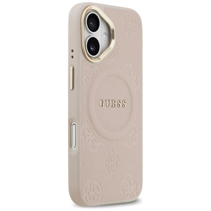 Custodia MagSafe per Apple iPhone 17, Guess, Peony Hot Stamp, Rosa