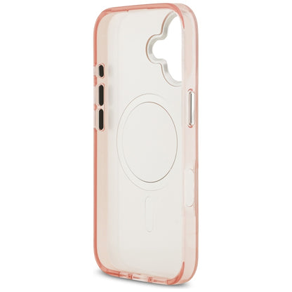 Custodia MagSafe per Apple iPhone 17, Karl Lagerfeld, IML Aquarelle Logo Choupette, Rosa