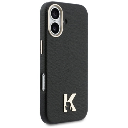 Custodia MagSafe per Apple iPhone 17, Karl Lagerfeld, Karl Head Logo, Nera