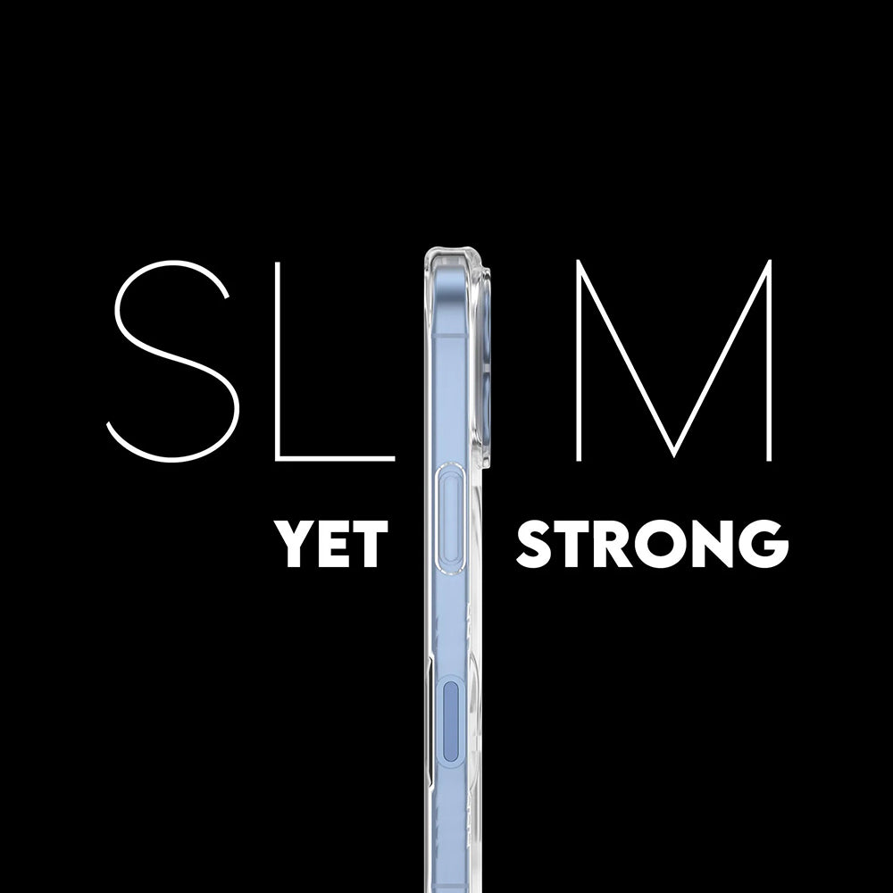 Custodia MagSafe per Apple iPhone 17, PanzerGlass, Care Fashionable, Trasparente Bianca
