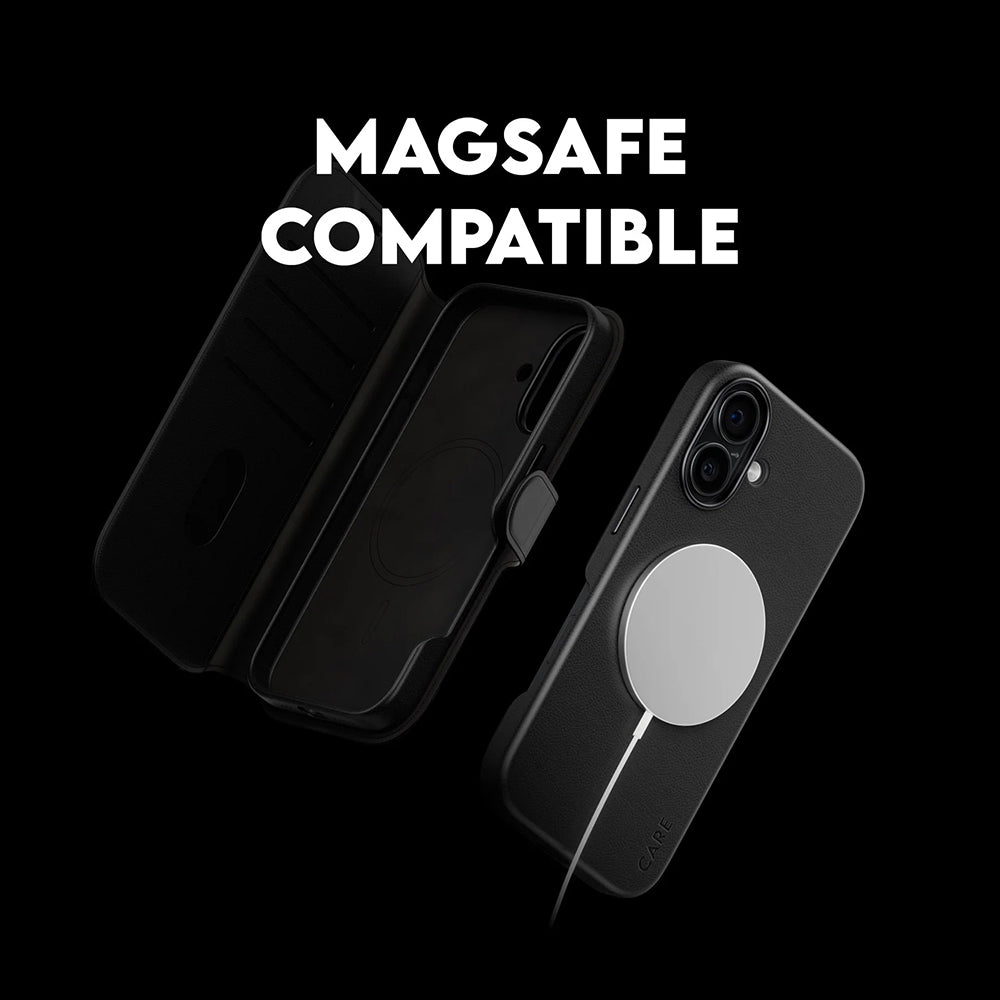 Custodia MagSafe per Apple iPhone 17, PanzerGlass, Care Feature Tango Two-in-One, Nera