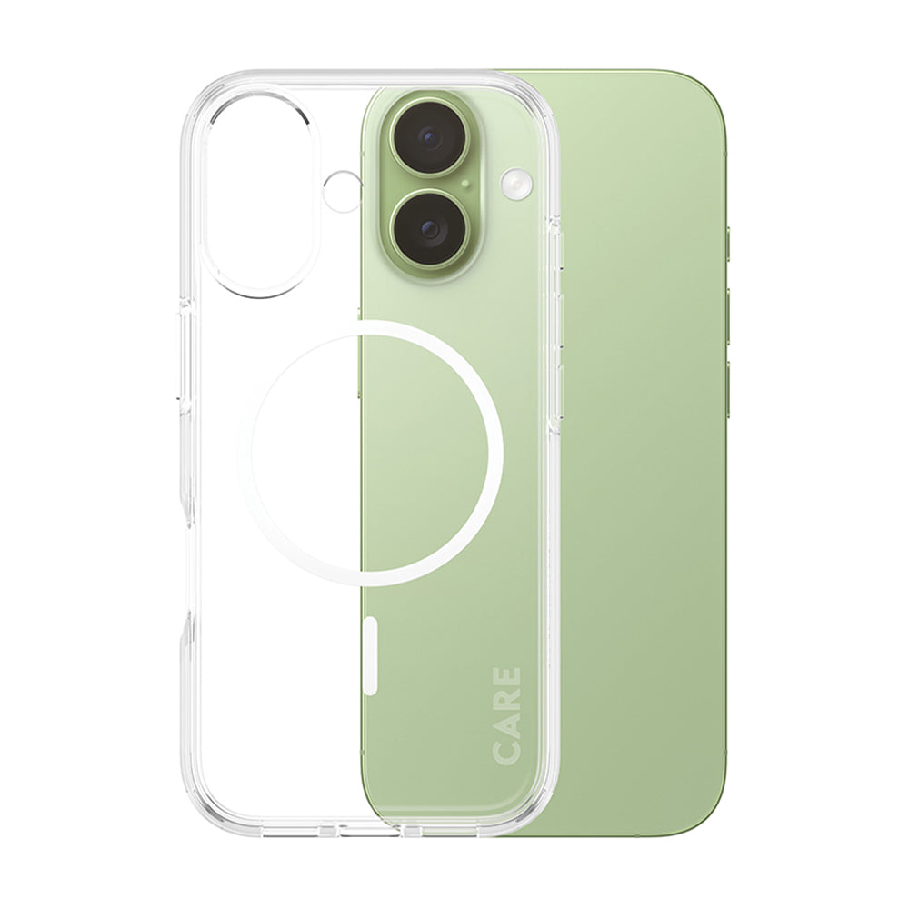 MagSafe Case for Apple iPhone 17, PanzerGlass, Urban Explorer Care, White Transparent