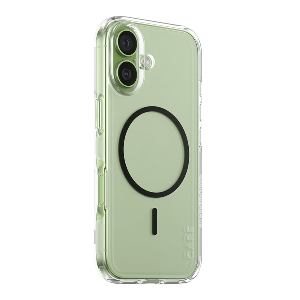 Custodia MagSafe per Apple iPhone 17, PanzerGlass, Care Urban Explorer, Trasparente Nera