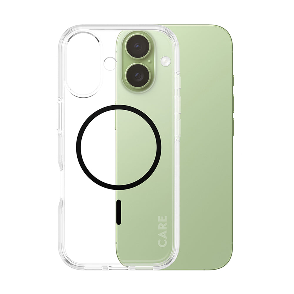 Custodia MagSafe per Apple iPhone 17, PanzerGlass, Care Urban Explorer, Trasparente Nera