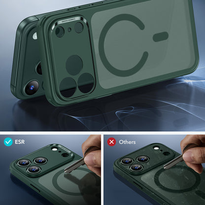 Custodia MagSafe per Apple iPhone 17 Pro, ESR, Classic Hybrid, Verde Satinato