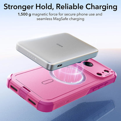 Custodia MagSafe per Apple iPhone 17 Pro, ESR, Cyber, Rosa