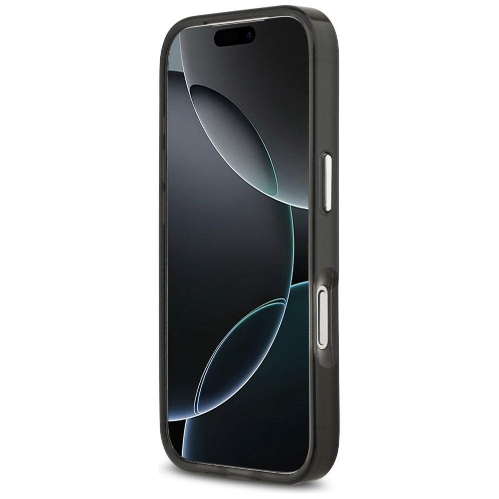 Custodia MagSafe per Apple iPhone 17 Pro, Karl Lagerfeld, IML Aquarelle Karl Ikonik, Nera