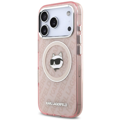 Custodia MagSafe per Apple iPhone 17 Pro, Karl Lagerfeld, IML Choupette's Head, Rosa