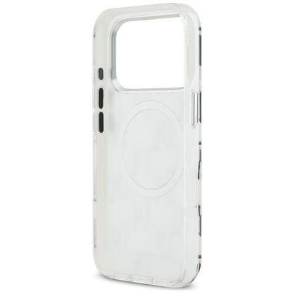 Custodia MagSafe per Apple iPhone 17 Pro, Karl Lagerfeld, IML KL Monogram, Bianca