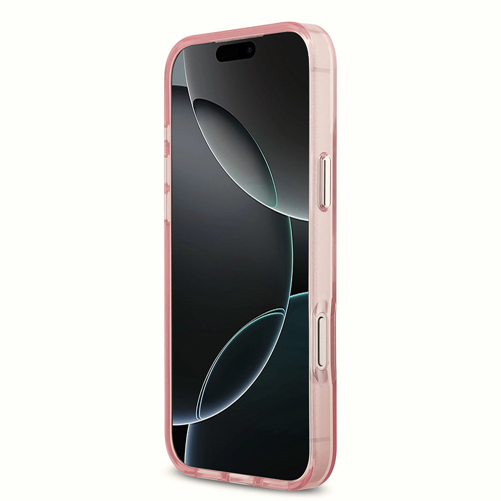 Custodia MagSafe per Apple iPhone 17 Pro, Karl Lagerfeld, IML Sketch Logo Choupette, Rosa