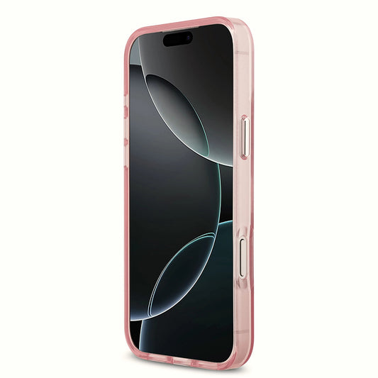 Custodia MagSafe per Apple iPhone 17 Pro, Karl Lagerfeld, IML Sketch Logo Choupette, Rosa