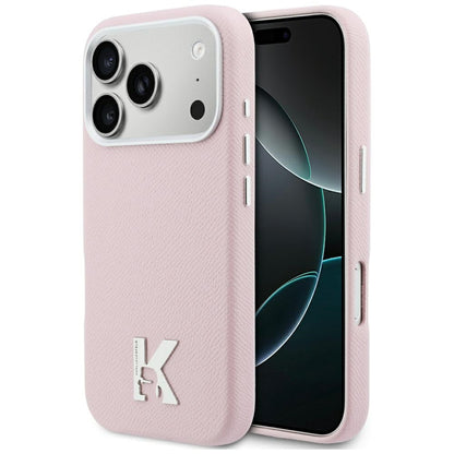 Custodia MagSafe per Apple iPhone 17 Pro, Karl Lagerfeld, Karl Head Logo, Rosa