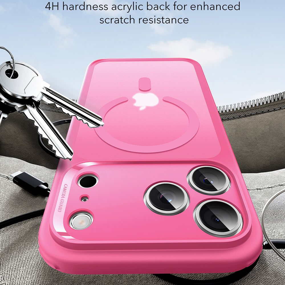Custodia MagSafe per Apple iPhone 17 Pro Max, ESR, Classic Hybrid, Rosa Satinato