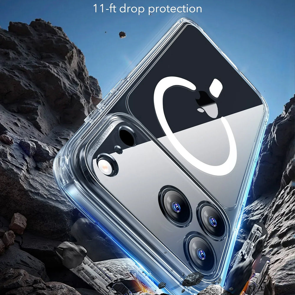 Custodia MagSafe per Apple iPhone 17 Pro Max, ESR, Classic Hybrid, Trasparente